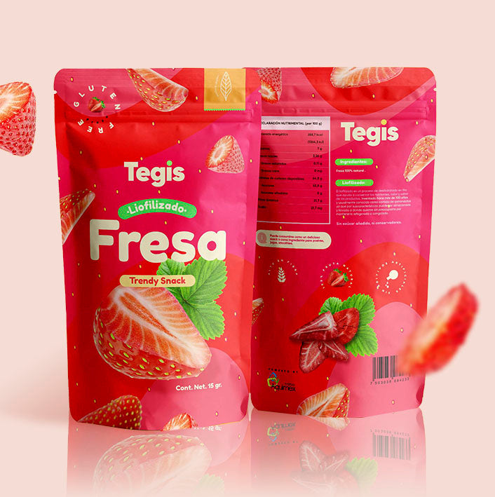 Fresa liofilizada 15g