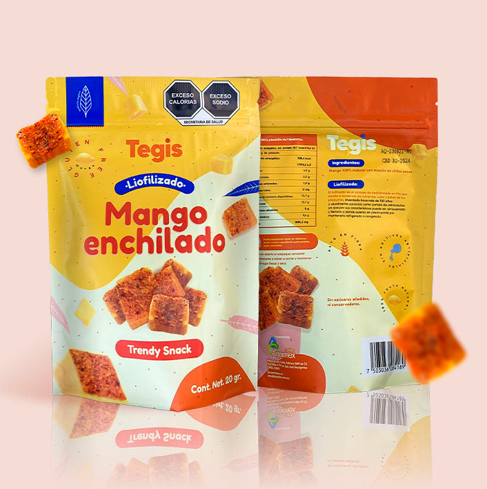 Mango enchilado liofilizado 20gr