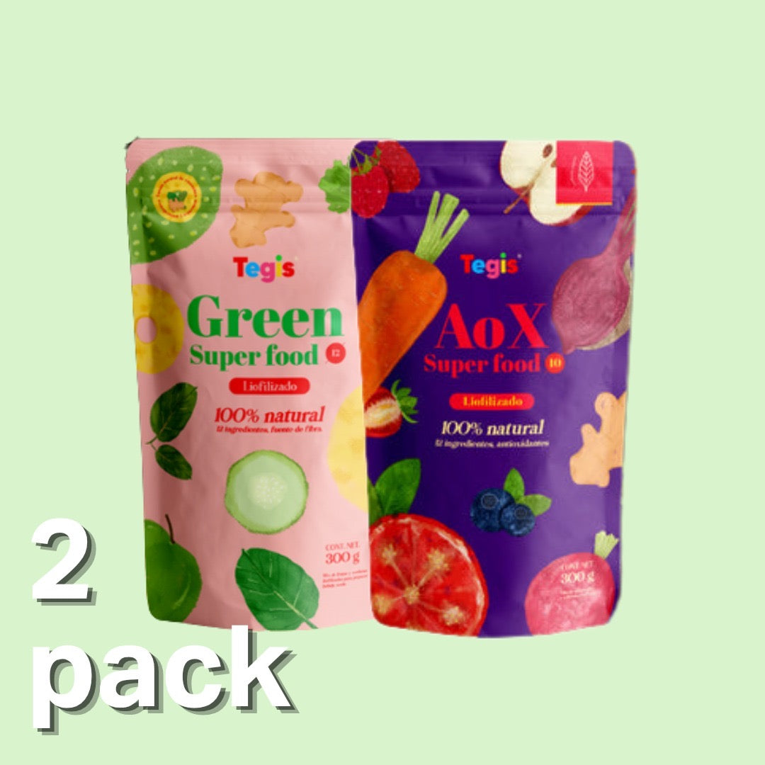 2 Pack AOX & Green SuperFood