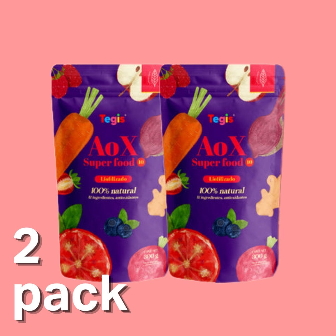 AoX Super food 10 liofilizado (2 pack)