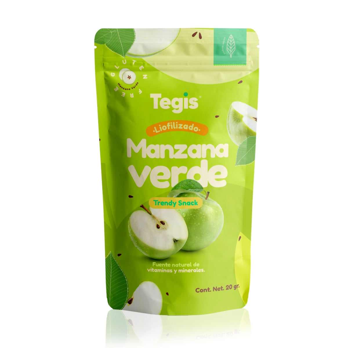 Manzana verde liofilizada 15g