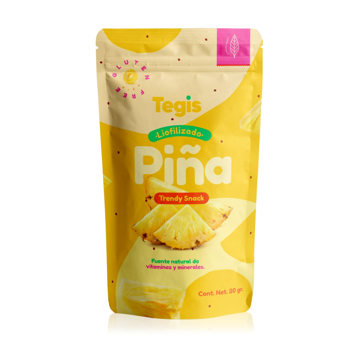 Piña liofilizada 20g