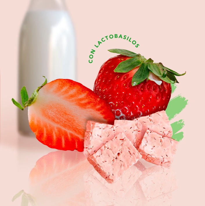 Bites de yoghurt de fresa liofilizada 20g